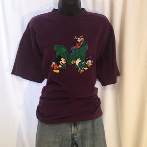 Vintage Mickey goofy Donald T-shirt tee